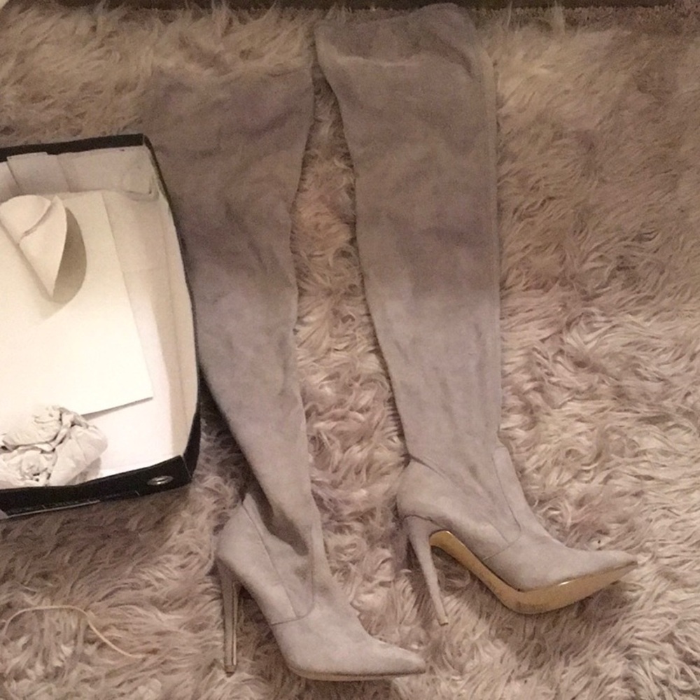 Misguided over the knee thigh high boots